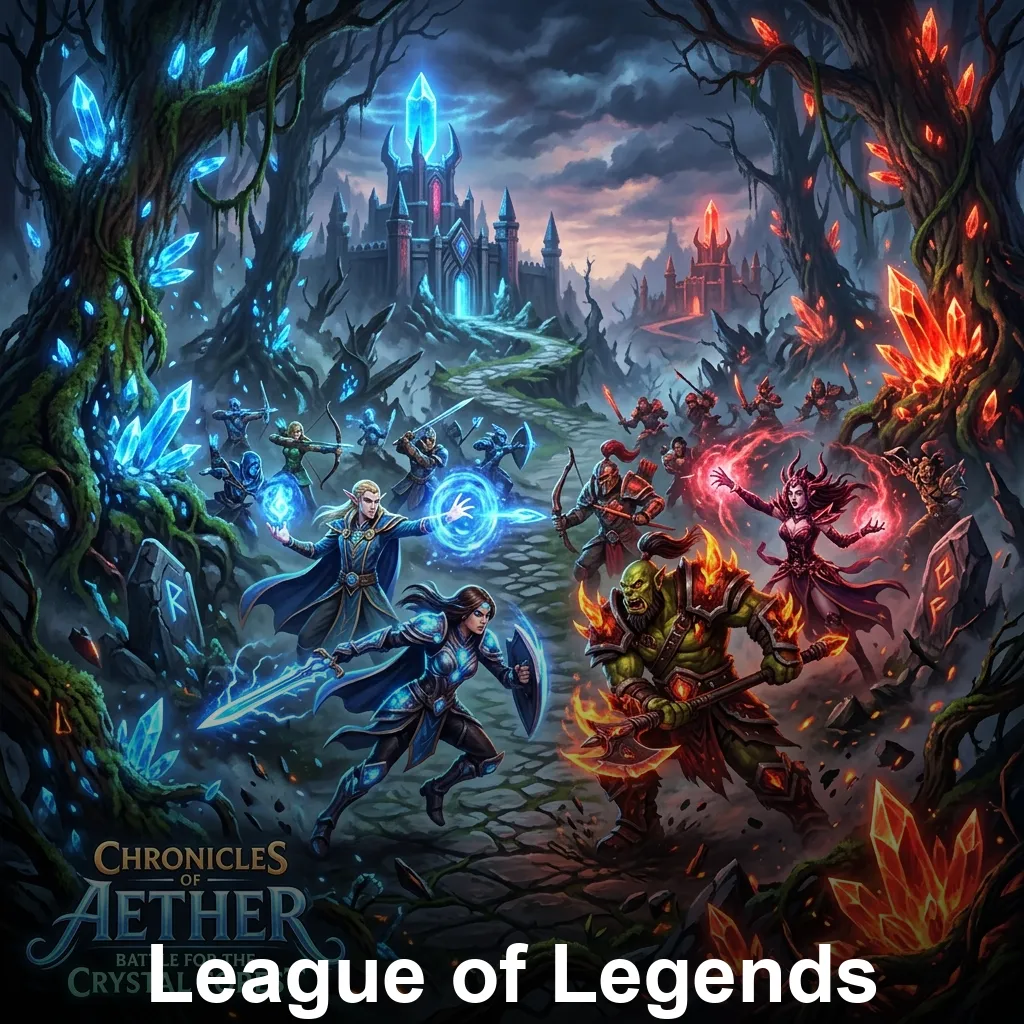 LoL oyunu - Elegant espor salonunda
